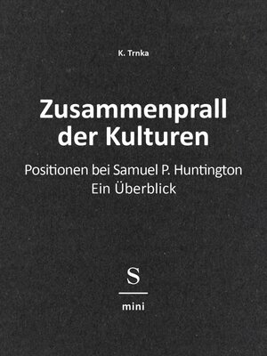 cover image of Zusammenprall der Kulturen